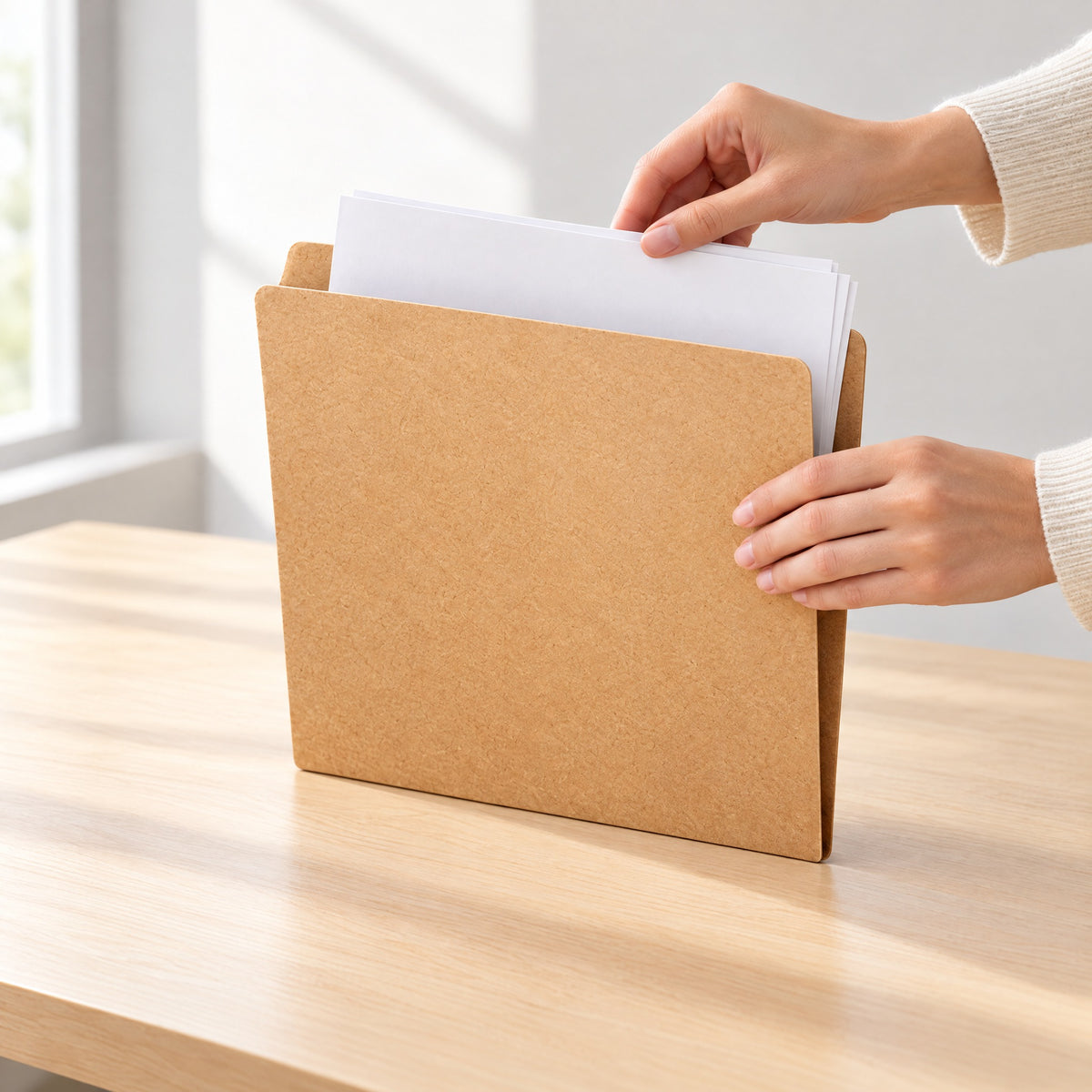 Adoliz™ Kraft Paper File Folder