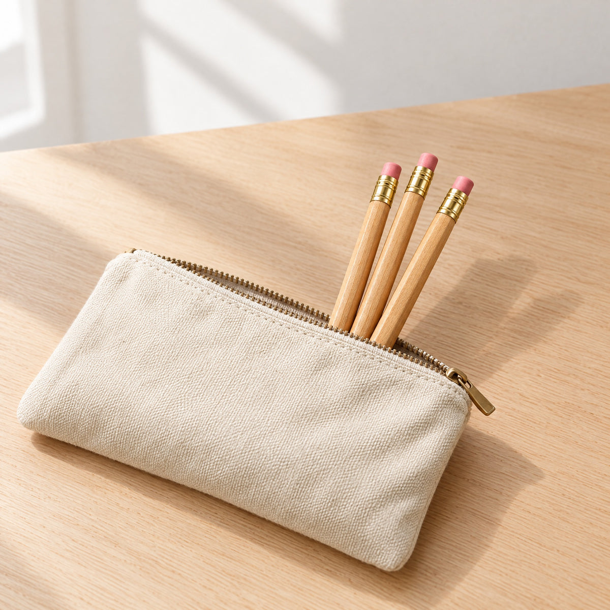 Adoliz™ Natural Wood Hexagonal Pencil Set