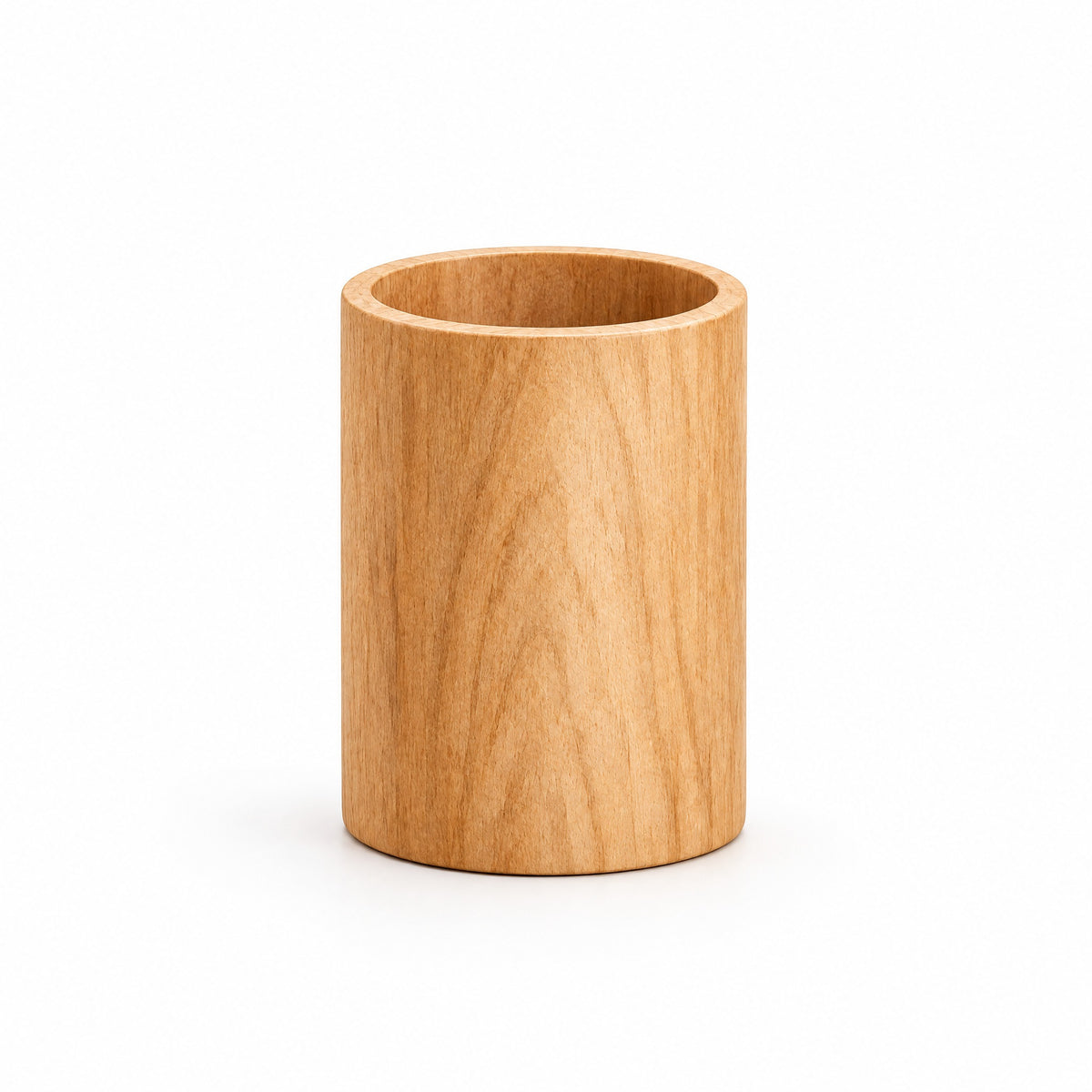 Adoliz™ Wooden Cylinder Pen Holder — Minimalist Desk Organizer