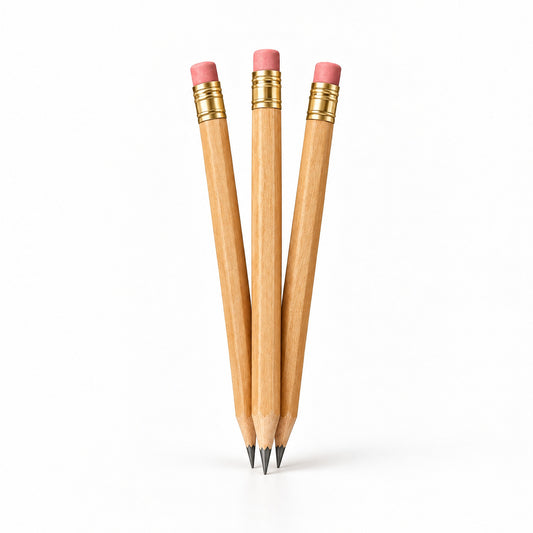 Adoliz™ Natural Wood Hexagonal Pencil Set